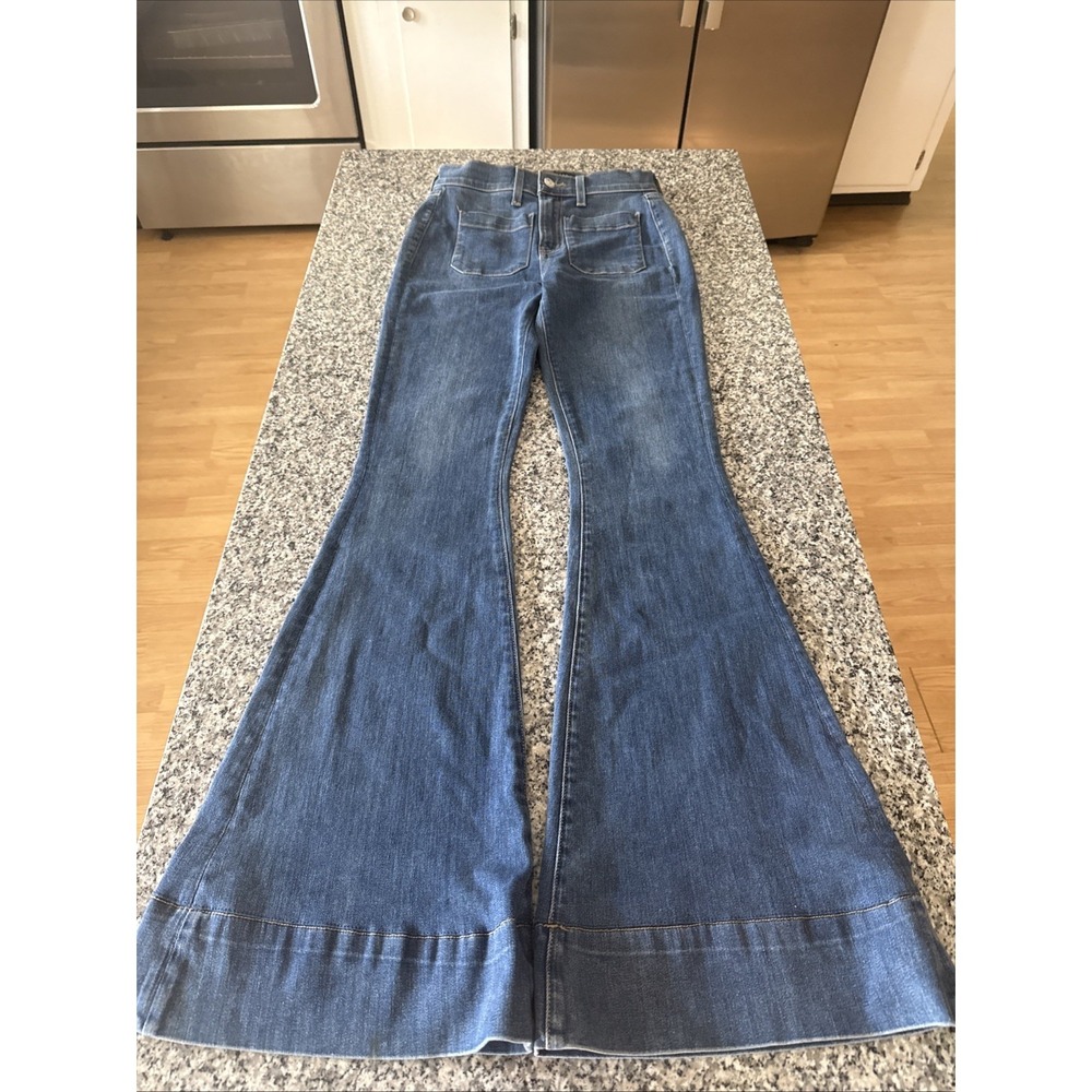 Veronica Beard Sheridan Exaggerated Flare Sz 25 High Rise USA